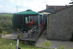 brook house inn touring and camping park somerset decking area
